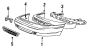 Image of Pad - Console Tray. (Front) image for your Hyundai Excel  