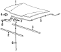 Image of Rod Assembly - Hood Stay. Support Rod. image for your 2020 Hyundai Ioniq   