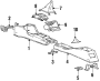 Image of Bracket - Console Mounting. (Front) image for your Hyundai Excel 1.5L M/T 