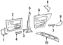 Image of Armrest Assembly - Door. (Left) image for your 2010 Hyundai Sonata   