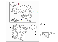 Image of Brake Master Cylinder image for your Genesis