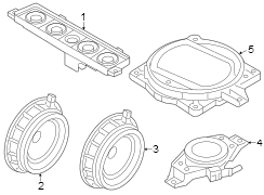 Image of Speaker (Rear) image for your 2023 Genesis Electrified G80   
