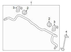 Link. Stabilizer. Suspension. Bar. (Left, Front). Suspension Stabilizer.