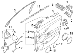 Image of Switch. WINDOW. Door Lock Switch. Door. image for your 2024 Genesis G80   