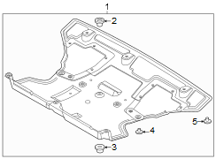 Image of Under. Cover. Plate. Shield. Skid. Powertrain Skid Plate. image for your Kia EV6  