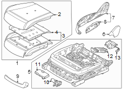 Image of Seat Track (Right) image for your 2024 Genesis Electrified G80   