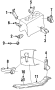 Mount. Bracket. Transmission. Assembly - Side. Part does not include.