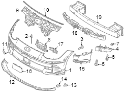 Bumper Impact Bar (Front)