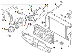 RESERVOIR AND HOSE ASSEMBLY. 