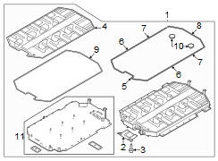 Drive Motor Battery Pack Cover (Lower)