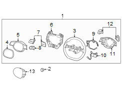 Image of Steering Wheel image for your 2006 Hyundai Azera   