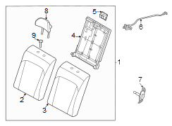 Seat Back Cushion (Left, Right, Rear)