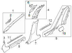 Kick Panel Trim (Left)