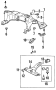 Diagram FRONT SUSPENSION. SUSPENSION COMPONENTS. for your Hyundai