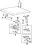 Diagram INTERIOR TRIM. for your 2016 Hyundai Santa Fe