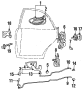 Diagram REAR DOOR. LOCK & HARDWARE. for your 2009 Hyundai Accent