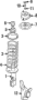 Diagram FRONT SUSPENSION. STRUTS & COMPONENTS. for your Hyundai