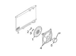 Diagram COOLING FAN. for your Hyundai