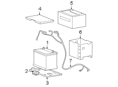 Diagram BATTERY. for your Hyundai