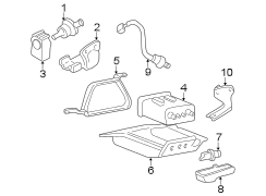 Diagram EMISSION SYSTEM. EMISSION COMPONENTS. for your Hyundai Accent