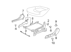 Diagram SEATS & TRACKS. TRACKS & COMPONENTS. for your Hyundai