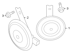 Diagram HORN. for your 2020 Hyundai VELOSTER Base Hatchback