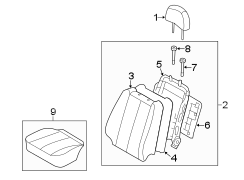 Seat Back Assembly (Front)