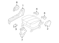 Diagram SEATS & TRACKS. TRACKS & COMPONENTS. for your Hyundai