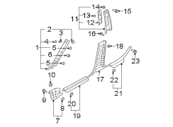 Diagram PILLARS. ROCKER & FLOOR. INTERIOR TRIM. for your Hyundai