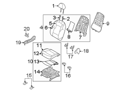 Seat Cushion Foam (Front)