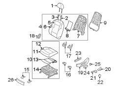 Seat Cushion Foam (Front)