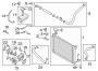 Diagram RADIATOR & COMPONENTS. for your Hyundai