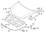 Diagram Hood & components. for your Hyundai