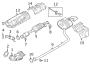 Diagram EXHAUST SYSTEM. EXHAUST COMPONENTS. for your Hyundai