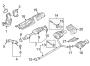 Diagram EXHAUST SYSTEM. EXHAUST COMPONENTS. for your Hyundai