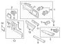 Diagram Seats & tracks. Instrument panel components. for your 2016 Hyundai Sonata