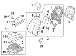 Seat Cushion Foam (Front)