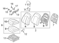 Seat Back Assembly (Front)