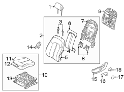 Seat Cushion Foam (Front)