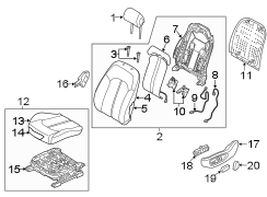 Seat Cushion Foam (Front)