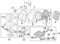 Seat Back Assembly (Front)