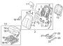 Diagram Seats & tracks. Driver seat components. for your Hyundai