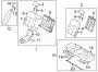 Diagram SEATS & TRACKS. REAR SEAT COMPONENTS. for your Hyundai