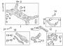 Diagram Rear suspension. Trunk lid. Suspension components. for your Hyundai