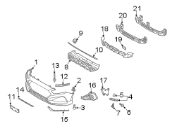 Radiator Support Air Deflector (Left)