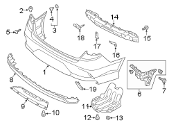 Bumper Cover (Rear, Upper)