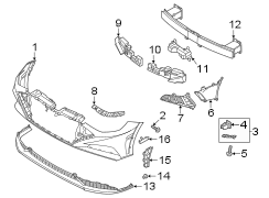 Bumper Trim (Right, Front, Lower)