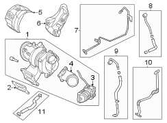 Diagram Engine / transaxle. Turbocharger & components. for your Hyundai