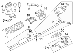 Muffler. Pipe. A Muffler without any.