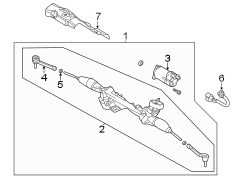 Gear and Linkage Assembly - MDPS. 